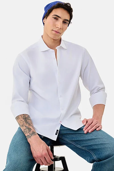 SNITCH Regular Fit 100% Cotton Shirt